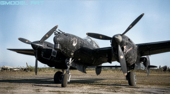 Lockheed P-38M Night Lightning, a specialized American night-fighter version of the P-38.