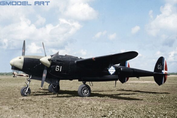 Lockheed P-38M Night Lightning, a specialized American night-fighter version of the P-38.