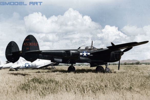 Lockheed P-38M Night Lightning, a specialized American night-fighter version of the P-38.