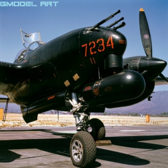 Lockheed P-38M Night Lightning, a specialized American night-fighter version of the P-38.