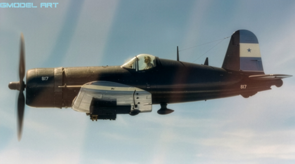 Honduran F4U Corsair of the Fuerza Aérea Hondureña during the era of the 1969 Football War