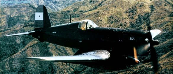Honduran F4U Corsair of the Fuerza Aérea Hondureña during the era of the 1969 Football War