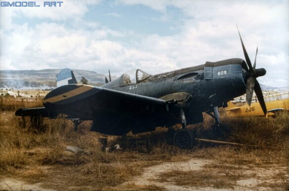 Honduran F4U-5N Corsair FAH-609, BuNo 124715, associated with Fernando Soto Henríquez