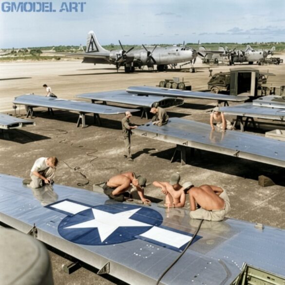 Firefly RESTORE AND CLEAN THIS ORIGINAL WORLD WAR II BLACK AND WHITE PHOTOGRAPH OF A BOEING B 30211