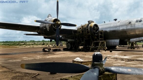 Firefly RESTORE AND CLEAN THIS ORIGINAL WORLD WAR II BLACK AND WHITE PHOTOGRAPH OF A BOEING B 306713