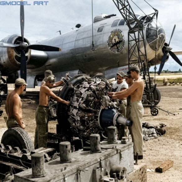 Firefly RESTORE AND CLEAN THIS ORIGINAL WORLD WAR II BLACK AND WHITE PHOTOGRAPH OF A BOEING B 545686