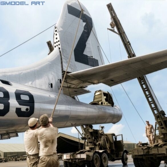 Firefly RESTORE AND CLEAN THIS ORIGINAL WORLD WAR II BLACK AND WHITE PHOTOGRAPH OF A BOEING B 61273