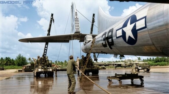 Firefly RESTORE AND CLEAN THIS ORIGINAL WORLD WAR II BLACK AND WHITE PHOTOGRAPH OF A BOEING B 785848