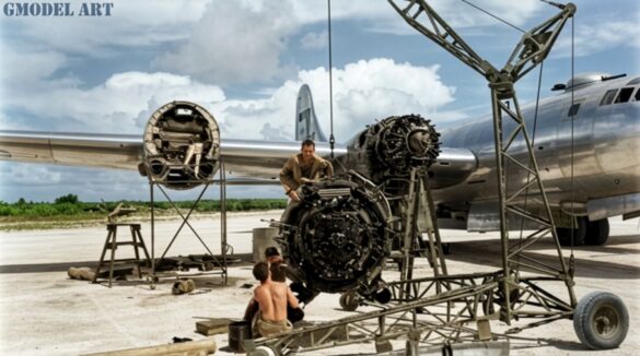 Firefly RESTORE AND CLEAN THIS ORIGINAL WORLD WAR II BLACK AND WHITE PHOTOGRAPH OF A BOEING B 845487