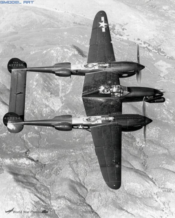 Lockheed P-38M Night Lightning, a specialized American night-fighter version of the P-38.