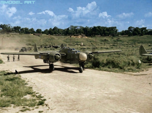 P-61 Black Widow: History, Variants, Combat Units & Modeling Guide P-61A 42-5506 "311", pilot Maj Emerson Barker commander of the 419th Night Fighter Squadron. Guadalcanal, Carney airfield