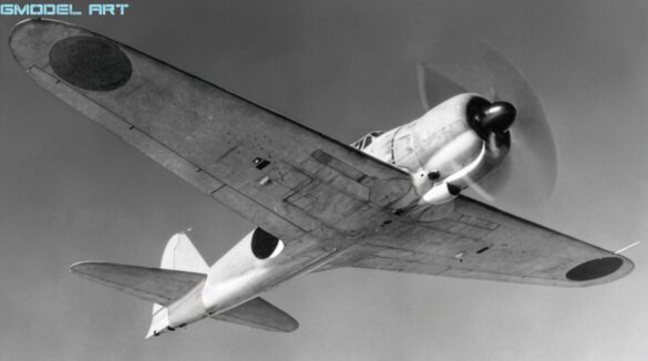 Captured Mitsubishi A6M2 Zero in US Navy markings during flight evaluation