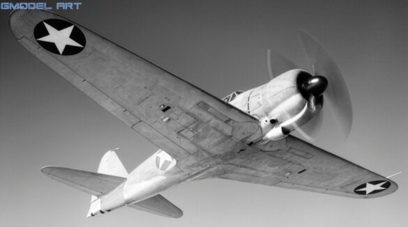 Captured Mitsubishi A6M2 Zero in US Navy markings during flight evaluation