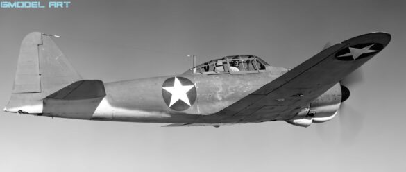 Captured Mitsubishi A6M2 Zero in US Navy markings during flight evaluation