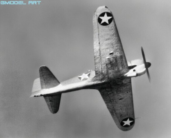 Captured Mitsubishi A6M2 Zero in US Navy markings during flight evaluation