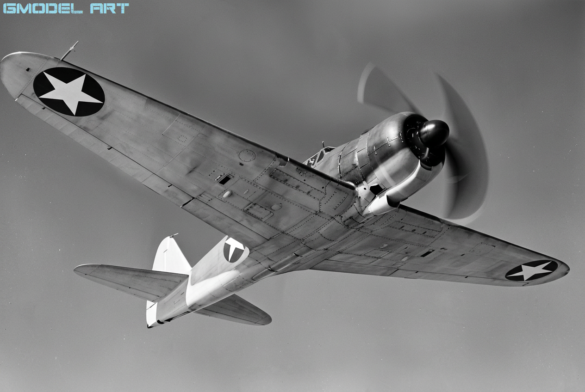 Captured Mitsubishi A6M2 Zero in US Navy markings during flight evaluation