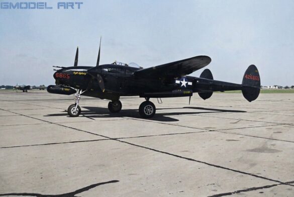 Lockheed P-38M Night Lightning, a specialized American night-fighter version of the P-38.