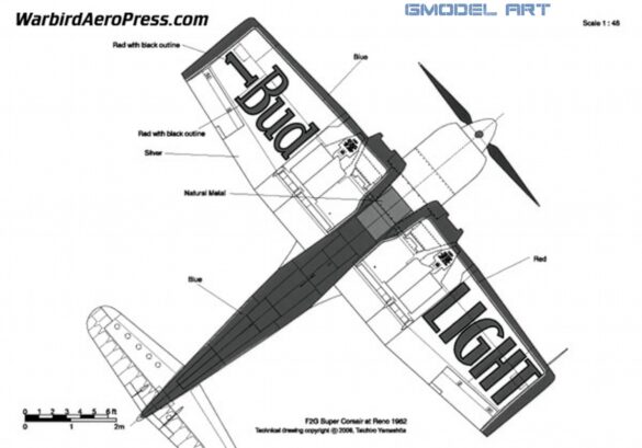 F4U Super Corsair Budweiser Light 1 Reno Air Races