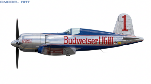 F4U Super Corsair Budweiser Light 1 Reno Air Races