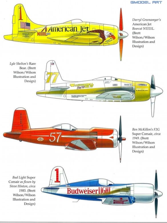 F4U Super Corsair Budweiser Light 1 Reno Air Races