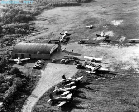 Lucky Gallon FG-1A Corsair showing its racing modifications