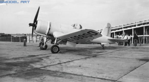 Goodyear FG-1A Corsair Lucky Gallon restoration by Chuck Wahl