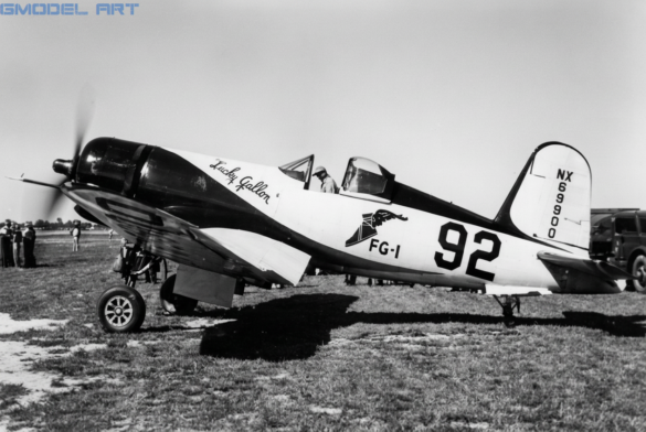 : Goodyear FG-1A Corsair Lucky Gallon restoration by Chuck Wahl