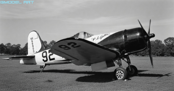 Lucky Gallon FG-1A Corsair showing its racing modifications