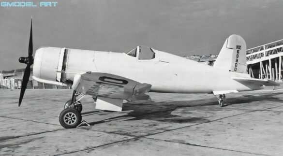 : Goodyear FG-1A Corsair Lucky Gallon restoration by Chuck Wahl
