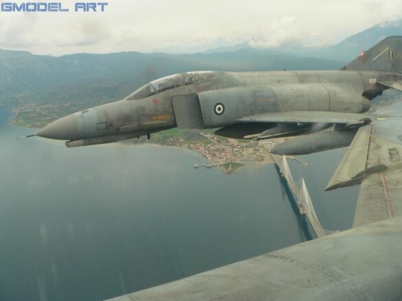 Hellenic Air Force F-4E Phantom II AUP in Aegean Ghost camouflage