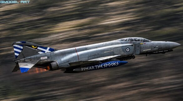 Hellenic Air Force F-4E Phantom II AUP in Aegean Ghost camouflage