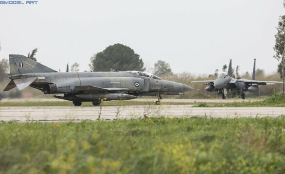 Hellenic Air Force F-4E Phantom II AUP in Aegean Ghost camouflage