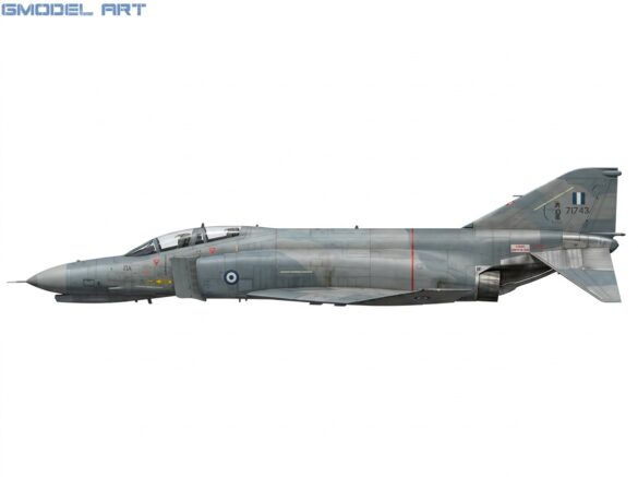 Hellenic Air Force F-4E Phantom II AUP in Aegean Ghost camouflage