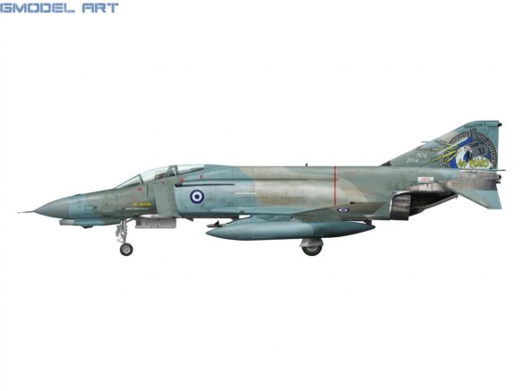 Hellenic Air Force F-4E Phantom II AUP in Aegean Ghost camouflage