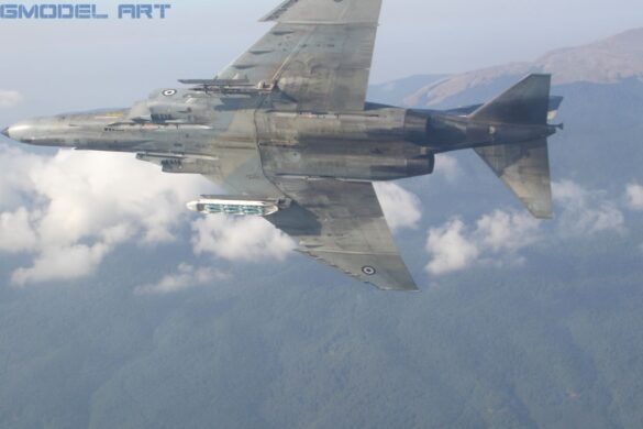 Hellenic Air Force F-4E Phantom II AUP in Aegean Ghost camouflage