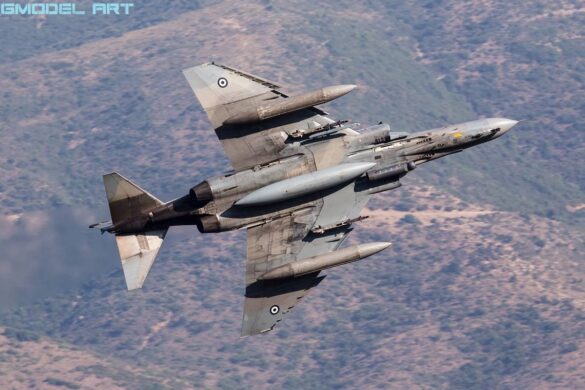 Hellenic Air Force F-4E Phantom II AUP in Aegean Ghost camouflage