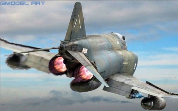 Hellenic Air Force F-4E Phantom II AUP in Aegean Ghost camouflage