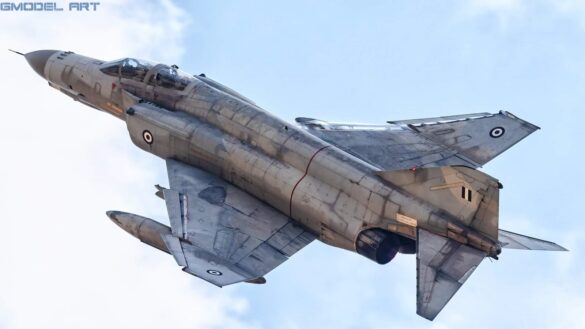 Hellenic Air Force F-4E Phantom II AUP in Aegean Ghost camouflage