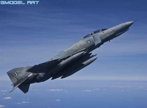 Hellenic Air Force F-4E Phantom II AUP in Aegean Ghost camouflage