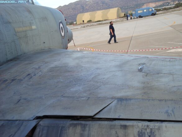 Aegean Ghost camouflage pattern on the Hellenic Air Force F-4E Phantom II AUP