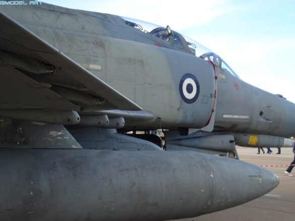 Air intakes of the Hellenic Air Force F-4E Phantom II AUP