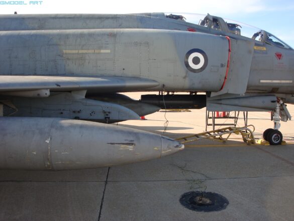 Air intakes of the Hellenic Air Force F-4E Phantom II AUP