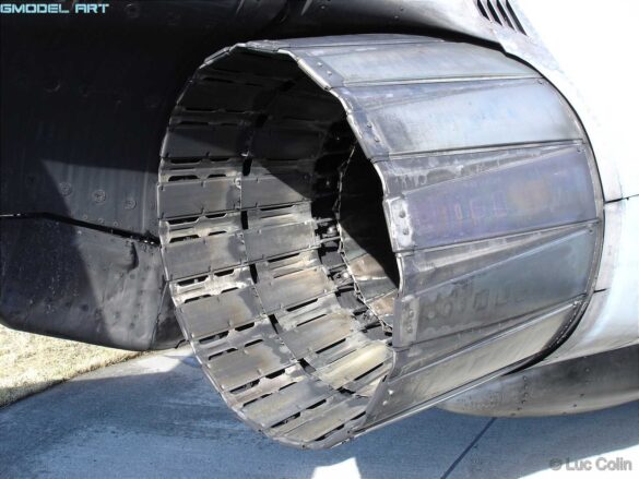 Engine exhaust nozzle of the Hellenic Air Force F-4E Phantom II AUP