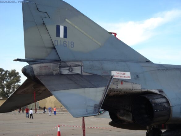 Engine exhaust nozzle of the Hellenic Air Force F-4E Phantom II AUP