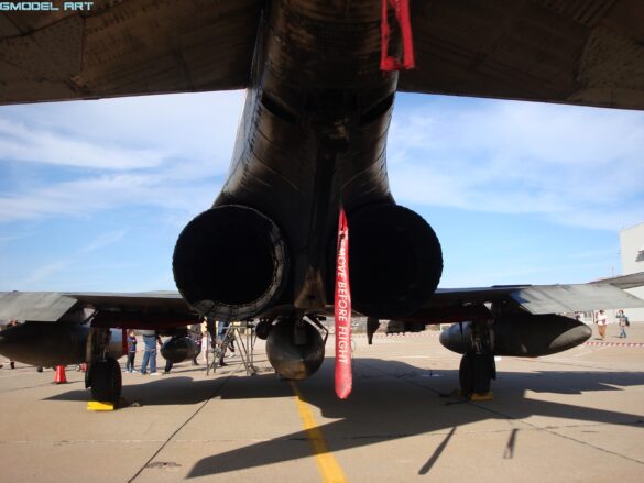 Engine exhaust nozzle of the Hellenic Air Force F-4E Phantom II AUP