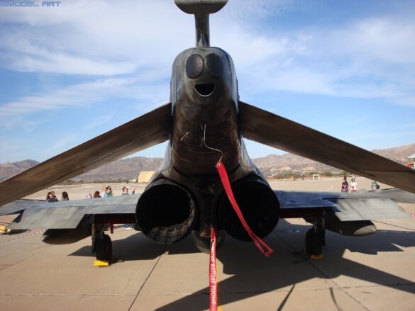 Engine exhaust nozzle of the Hellenic Air Force F-4E Phantom II AUP