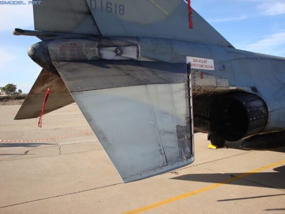Engine exhaust nozzle of the Hellenic Air Force F-4E Phantom II AUP