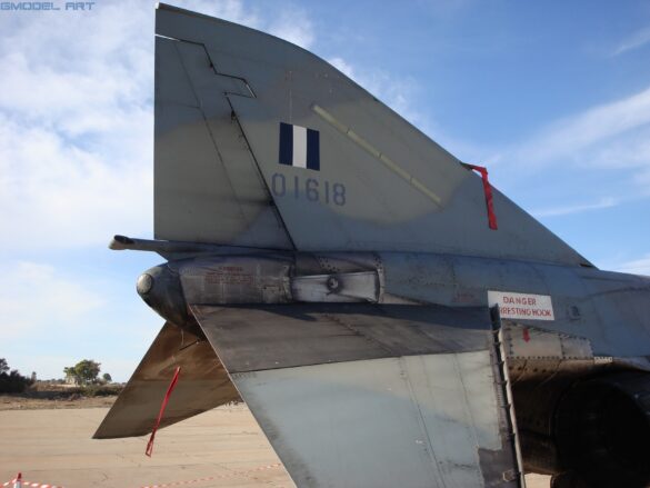 Engine exhaust nozzle of the Hellenic Air Force F-4E Phantom II AUP