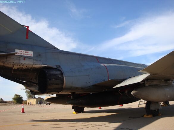 Engine exhaust nozzle of the Hellenic Air Force F-4E Phantom II AUP