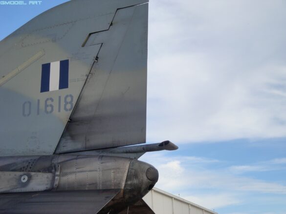 Engine exhaust nozzle of the Hellenic Air Force F-4E Phantom II AUP